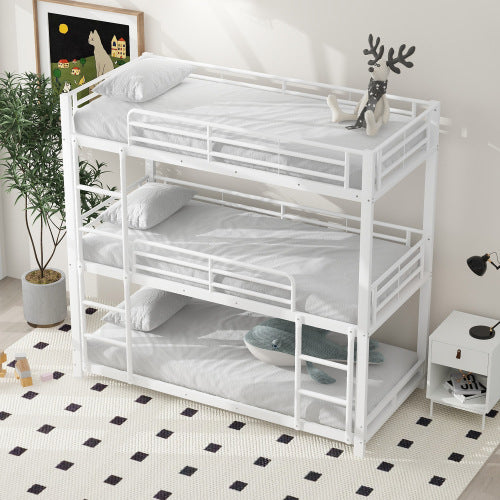 Triple Bunk Bed In Metal
