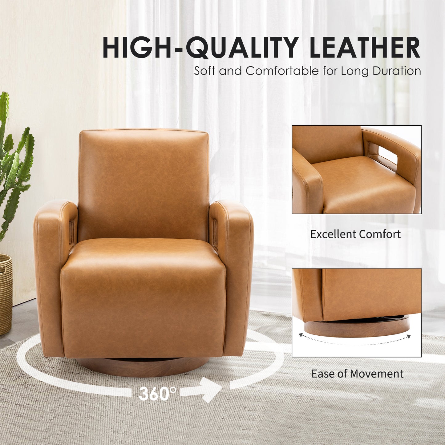 Rotating Decorative Chair In The Living Room