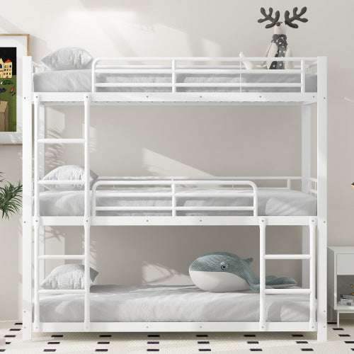 Triple Bunk Bed In Metal