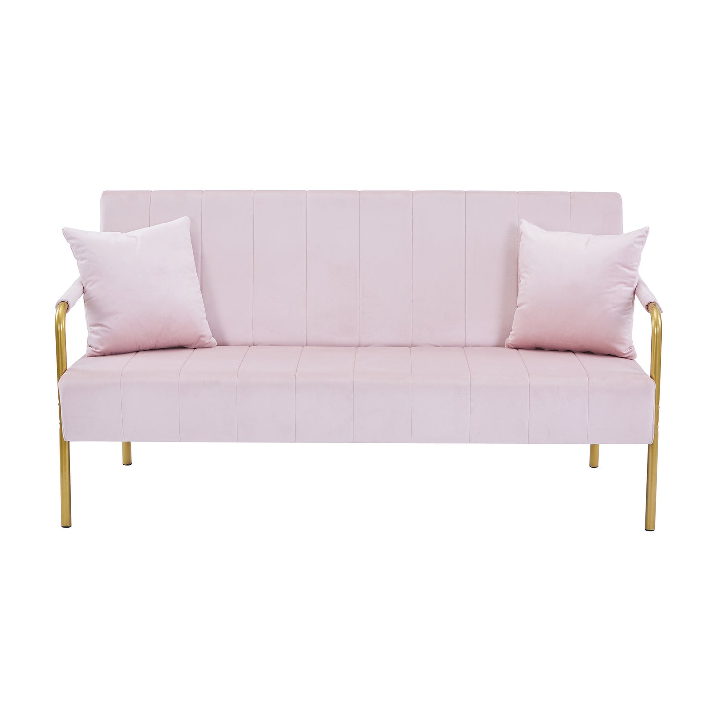 Modern Velvet Loveseat Sofa For Living Room