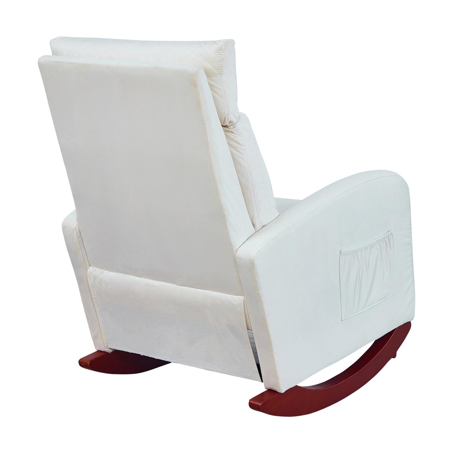 Rocking Chair Nursery Chair with High Back,Rocker Nursery Glider Chair for Living Room Bedroom