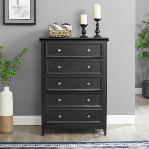 Fiberboard 5-drawer Vanity