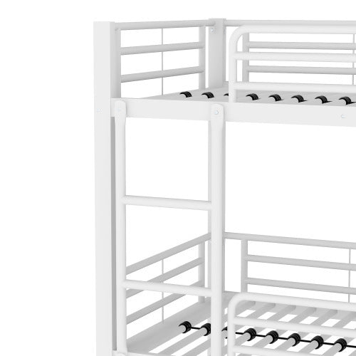 Triple Bunk Bed In Metal