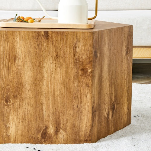 Modern MDF Coffee Table, With Complex Texture Patterns, Style And Texture Coffee Table To Redefine Your Interior Decoration And Enhance Your Living Space, Stylish And Durable Design