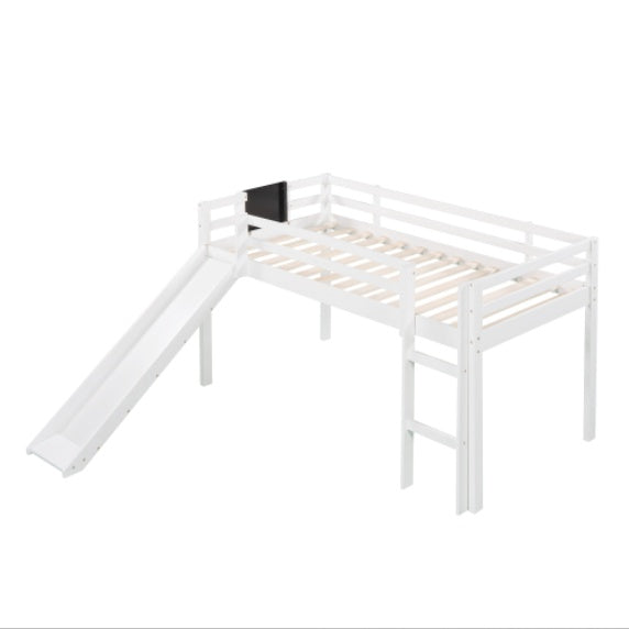 Double Layered Loft Bed With Slide