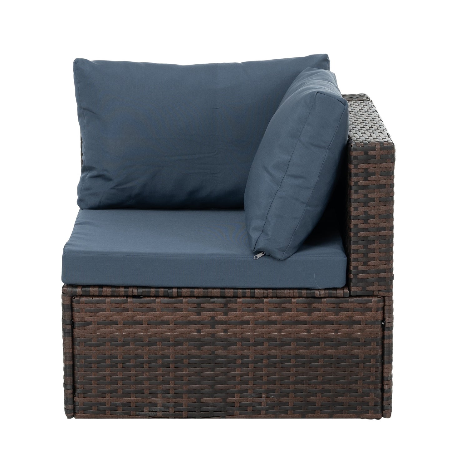 Patio Furniture, Outdoor Furniture, Seasonal PE Wicker Furniture, 5 Set Wicker Furniture With Temper