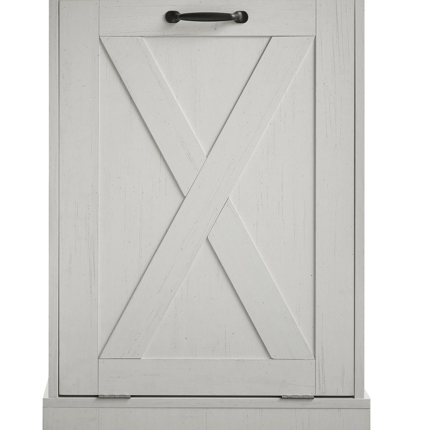Tilt Out Trash Can Cabinet,Freestanding Wood Recycling Trash Cabinet with Drawer
