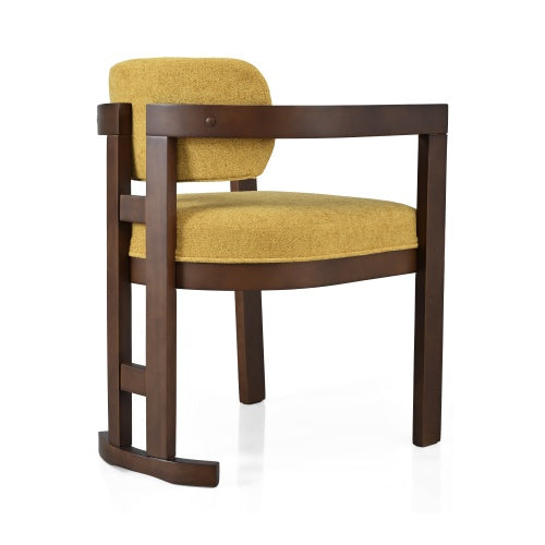 Indoor Upholstered Wood Dining Chair Set Of 2