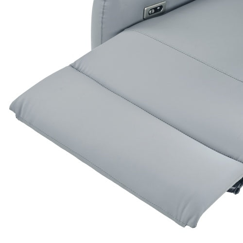 Wall Hugger Recliner,Power Recliner Chair,Electric Recliner For Living Room,PU Leather Reclining Armchair For Small Space,Reclining Sofa For Bedroom Apartment RV,with USB Port