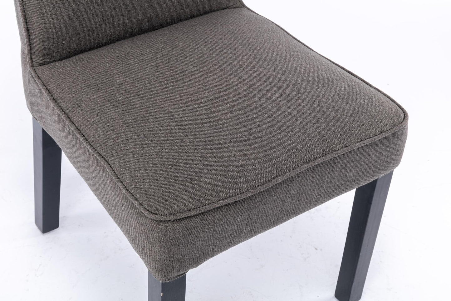 Removable Washable Cover, Foam Padded Upholstery, Solid Wood Legs Parsons Chair,Set of 2