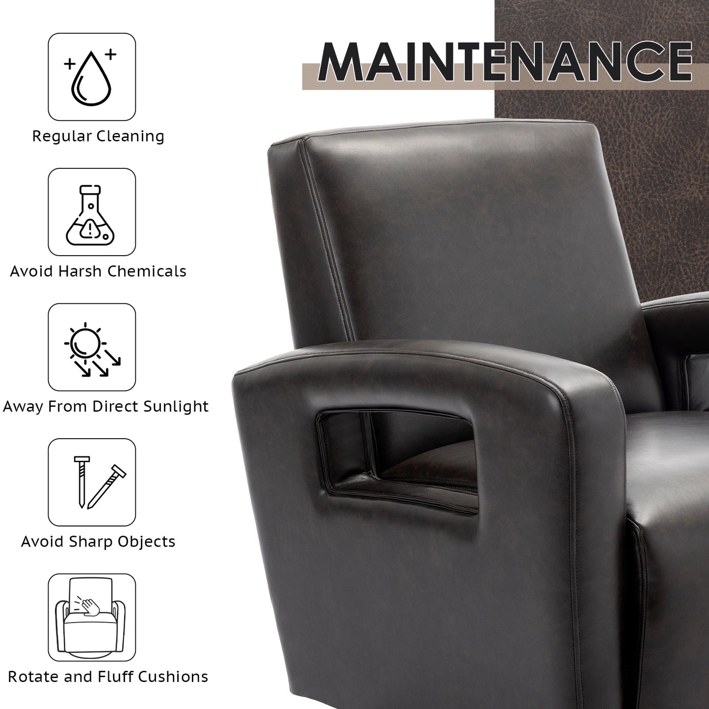Rotating Decorative Chair In The Living Room