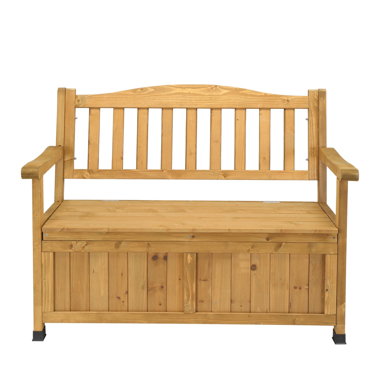 44inch, With Backrest Armrests, Courtyard Wood Storage Box