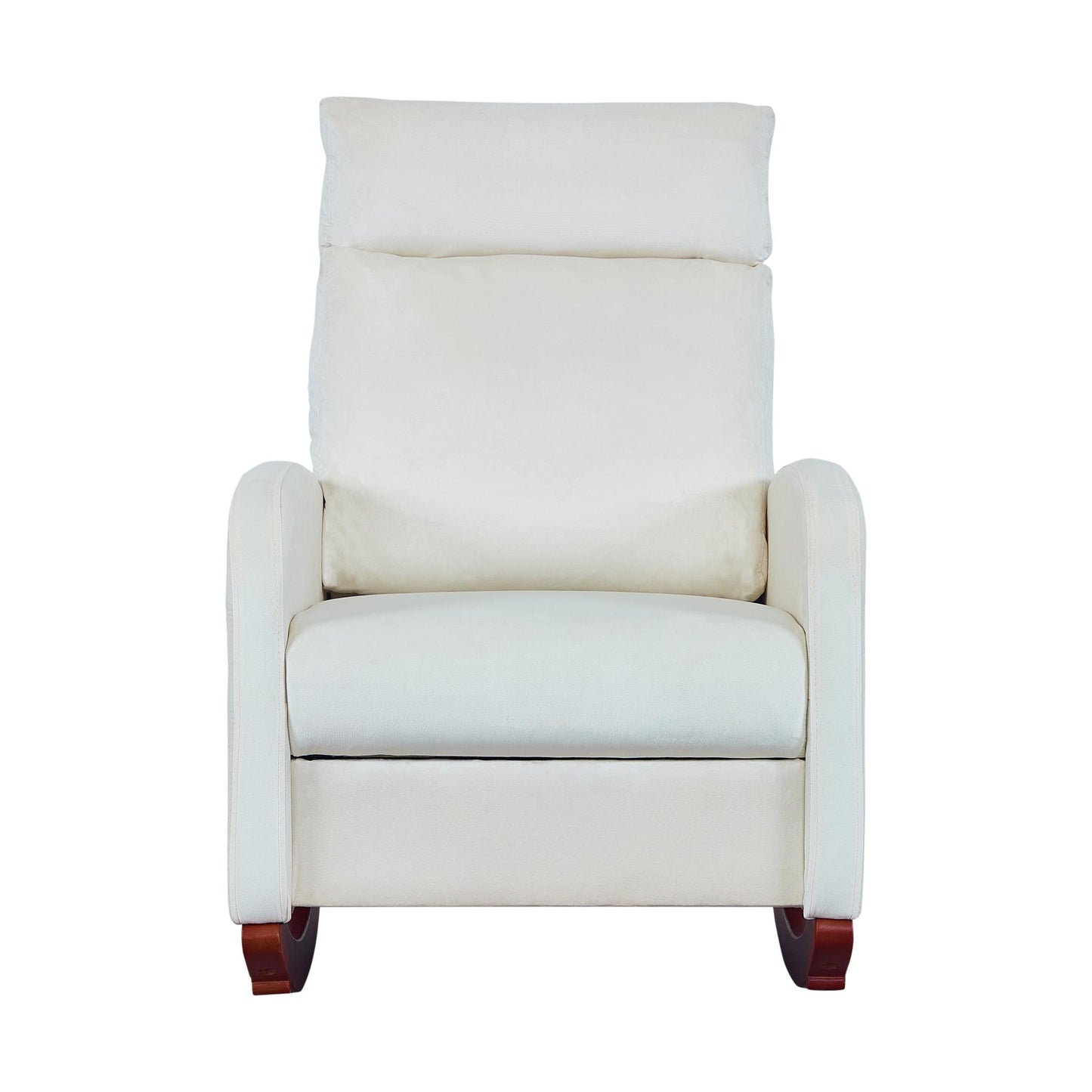 Rocking Chair Nursery Chair with High Back,Rocker Nursery Glider Chair for Living Room Bedroom