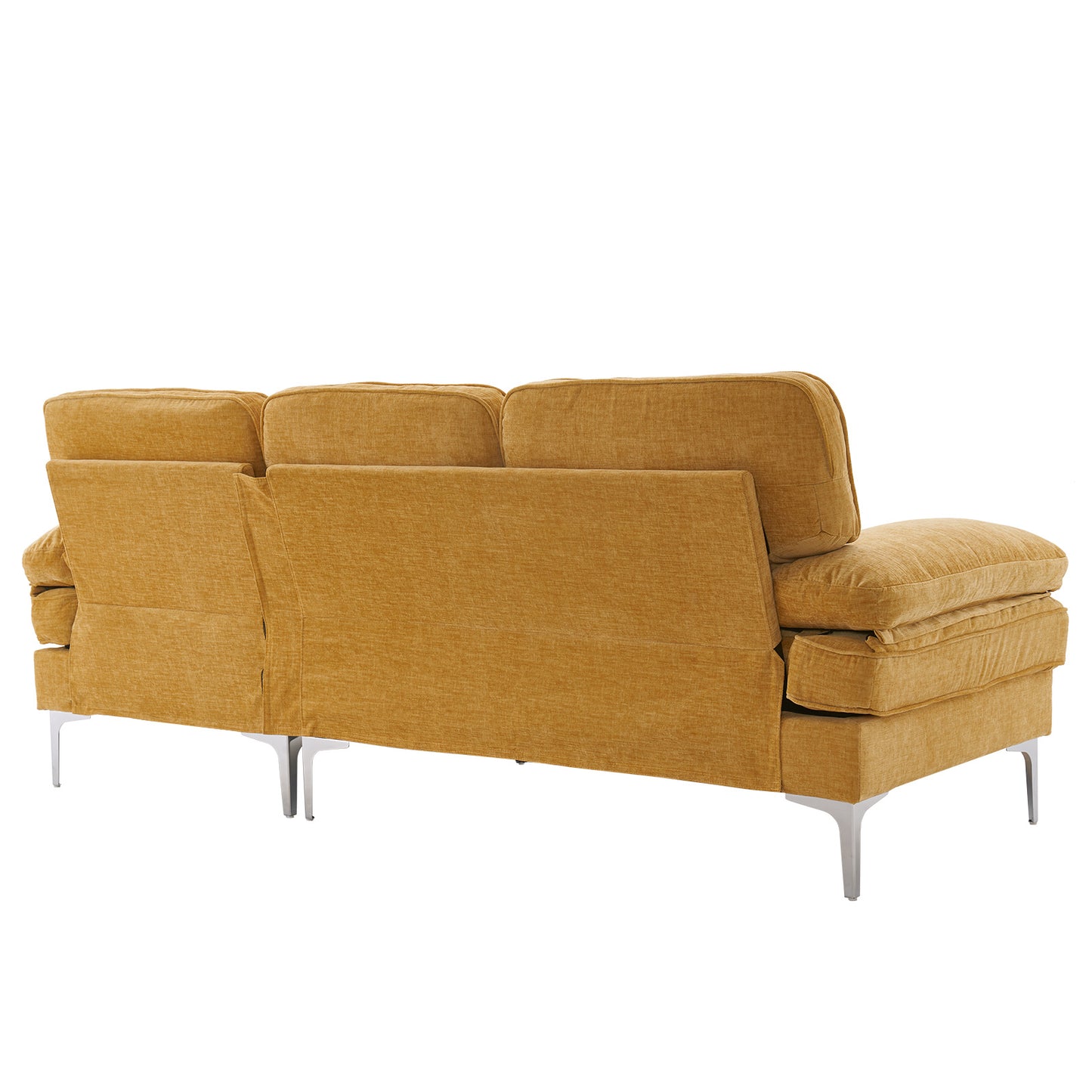Three People With Noble Consort Yellow Indoor Combination Sofa