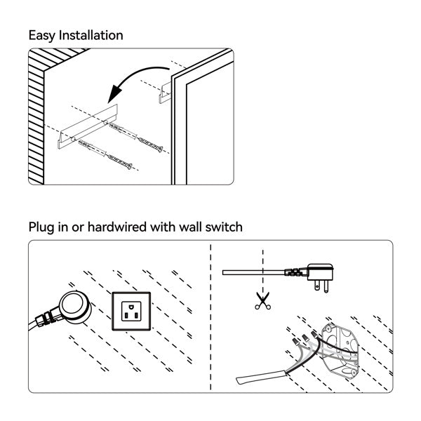 24 Inch X 36 Inch LED Bathroom Mirror