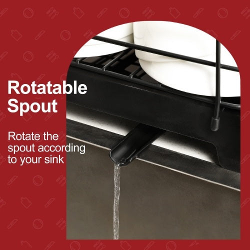 Stainless Steel Rust-Proof Dish Drying Rack With Tray - Space-Saving, Anti-Slip,  Removable Utensil Holders For Kitchen Countertop  Cabinet