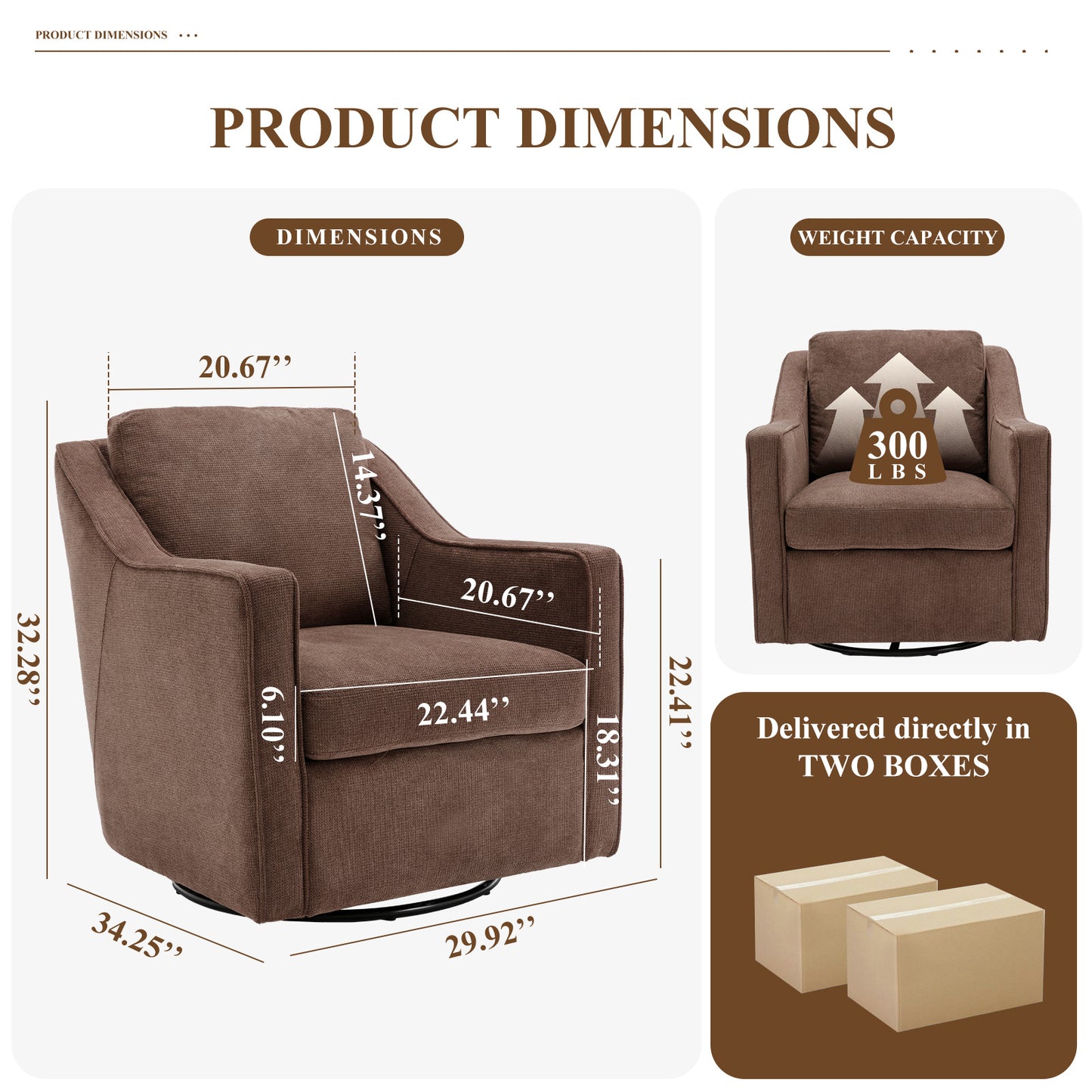 Rotating Decorative Chair