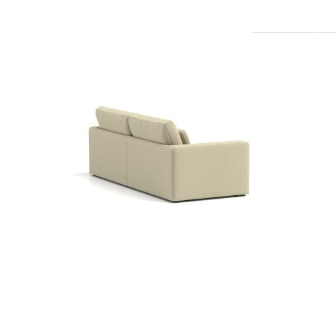 83 Modern Sofa Couches For Living Room 3 Seater Sofa With Detachable Cover Double Cushioning,Natural