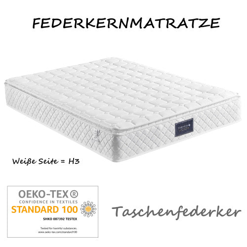 Linen Storage Space Bed Frame With Mattress Size 140cmx200cm