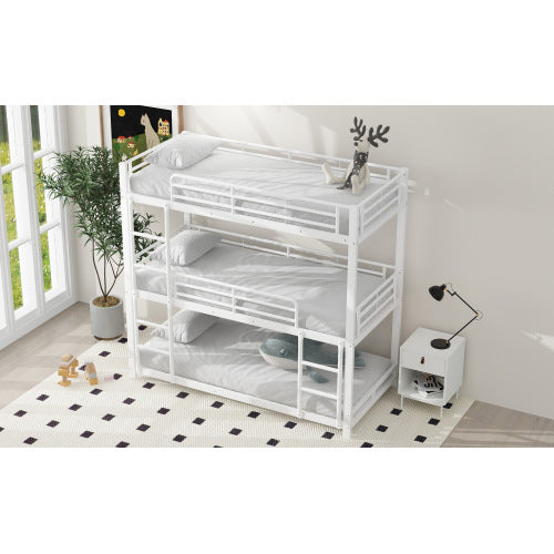 Triple Bunk Bed In Metal