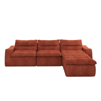 Right Sofa Seat, L-shaped Modular Combined Sofa, Compressed Combined Sofa, Modern Lazy Style Comfortable Beanbag Sofa