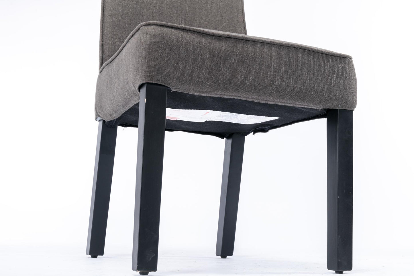 Removable Washable Cover, Foam Padded Upholstery, Solid Wood Legs Parsons Chair,Set of 2