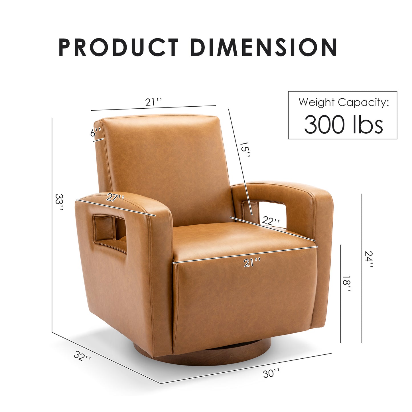Rotating Decorative Chair In The Living Room