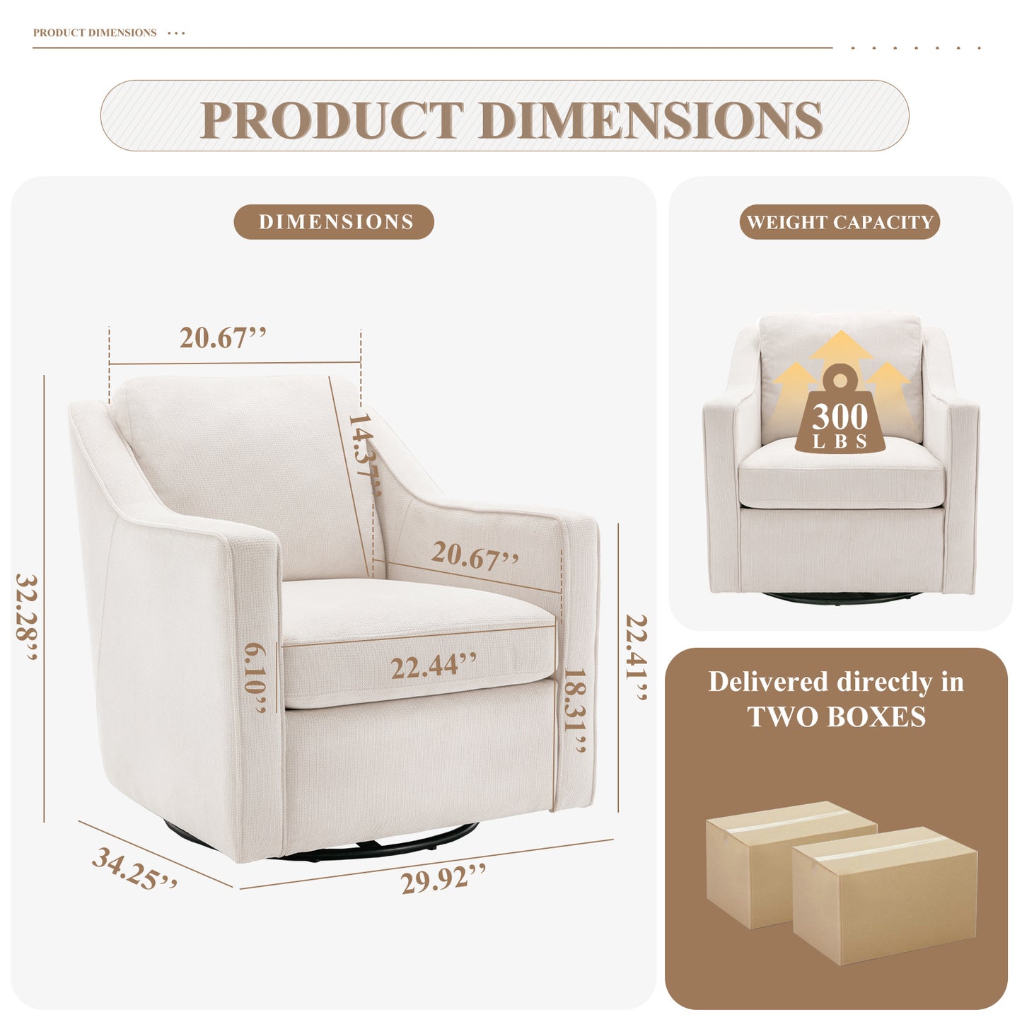 Rotating Decorative Chair