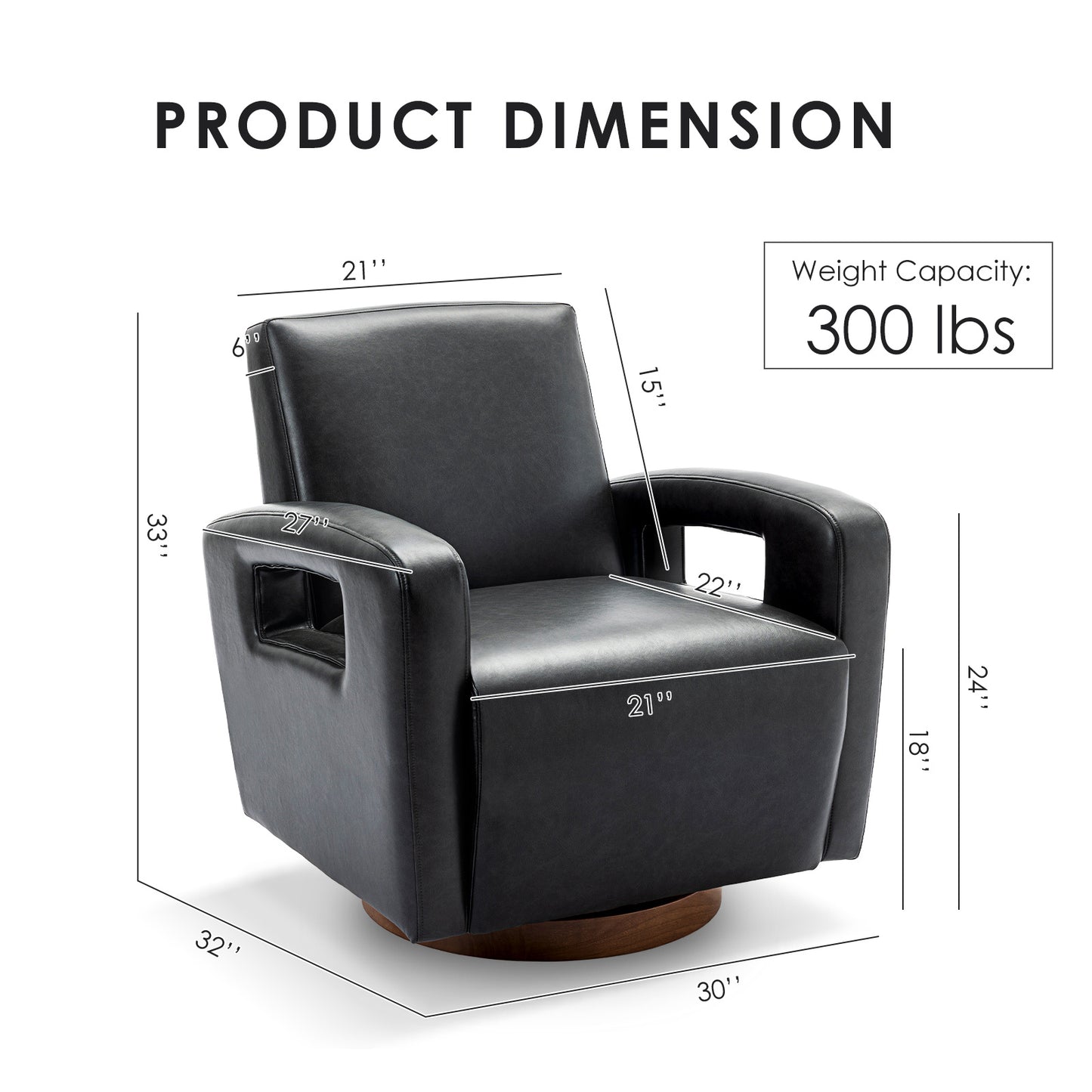 Rotating Decorative Chair In The Living Room