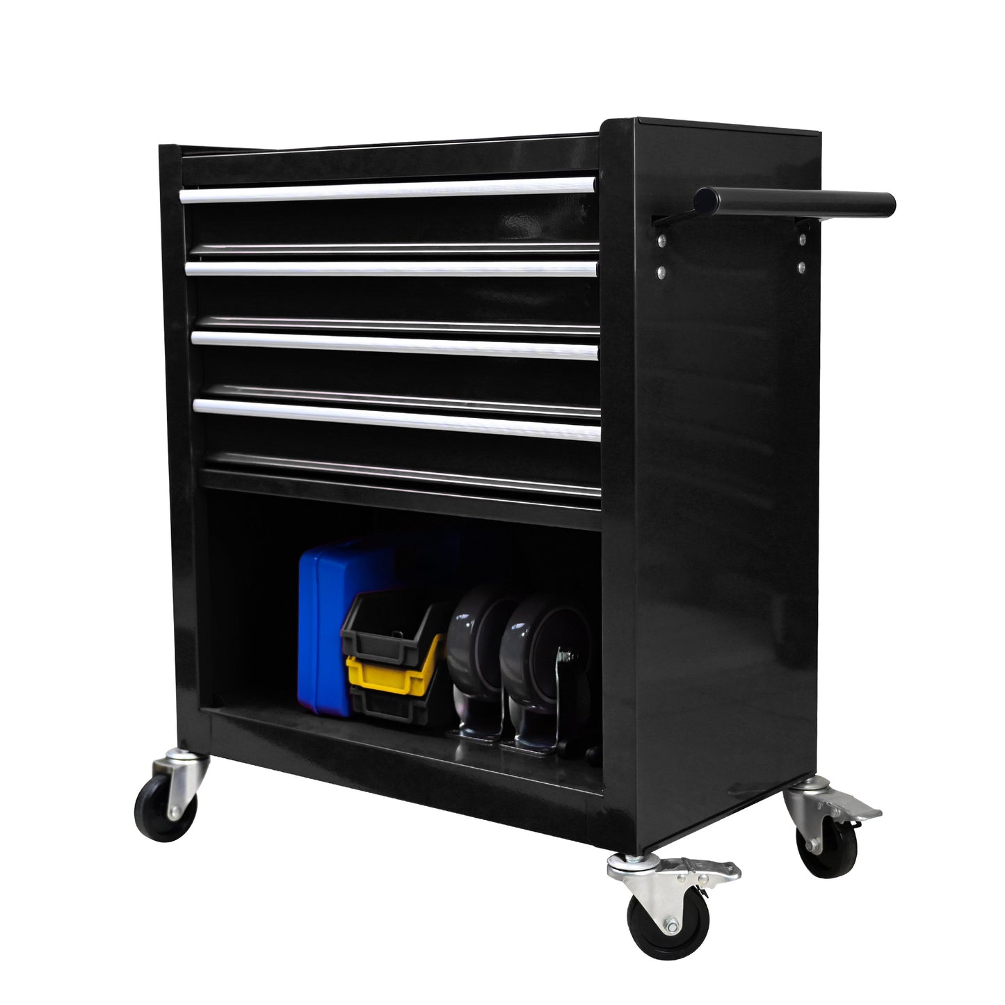 4 Drawer Multi-purpose Tool Cart With Wheels