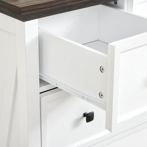 Fiberboard 6-drawer Vanity