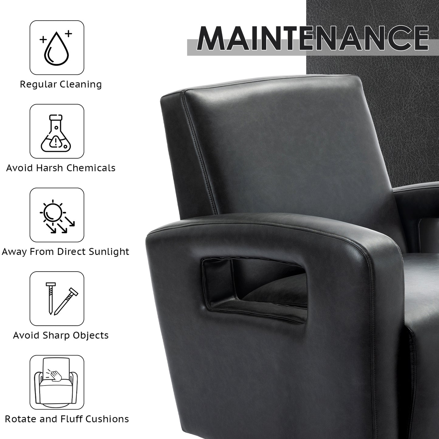 Rotating Decorative Chair In The Living Room