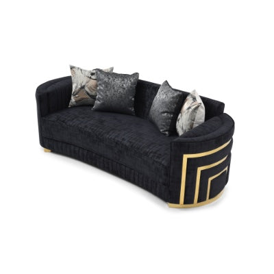Soledad G00523A-S Sofa , Black