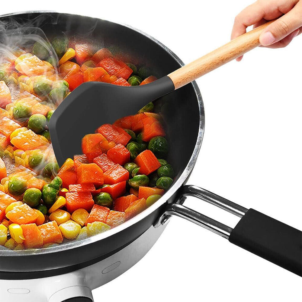 12Pcs Kitchen Utensils Set Silicone Cooking Nonstick Spatula Turner Spoon Tools