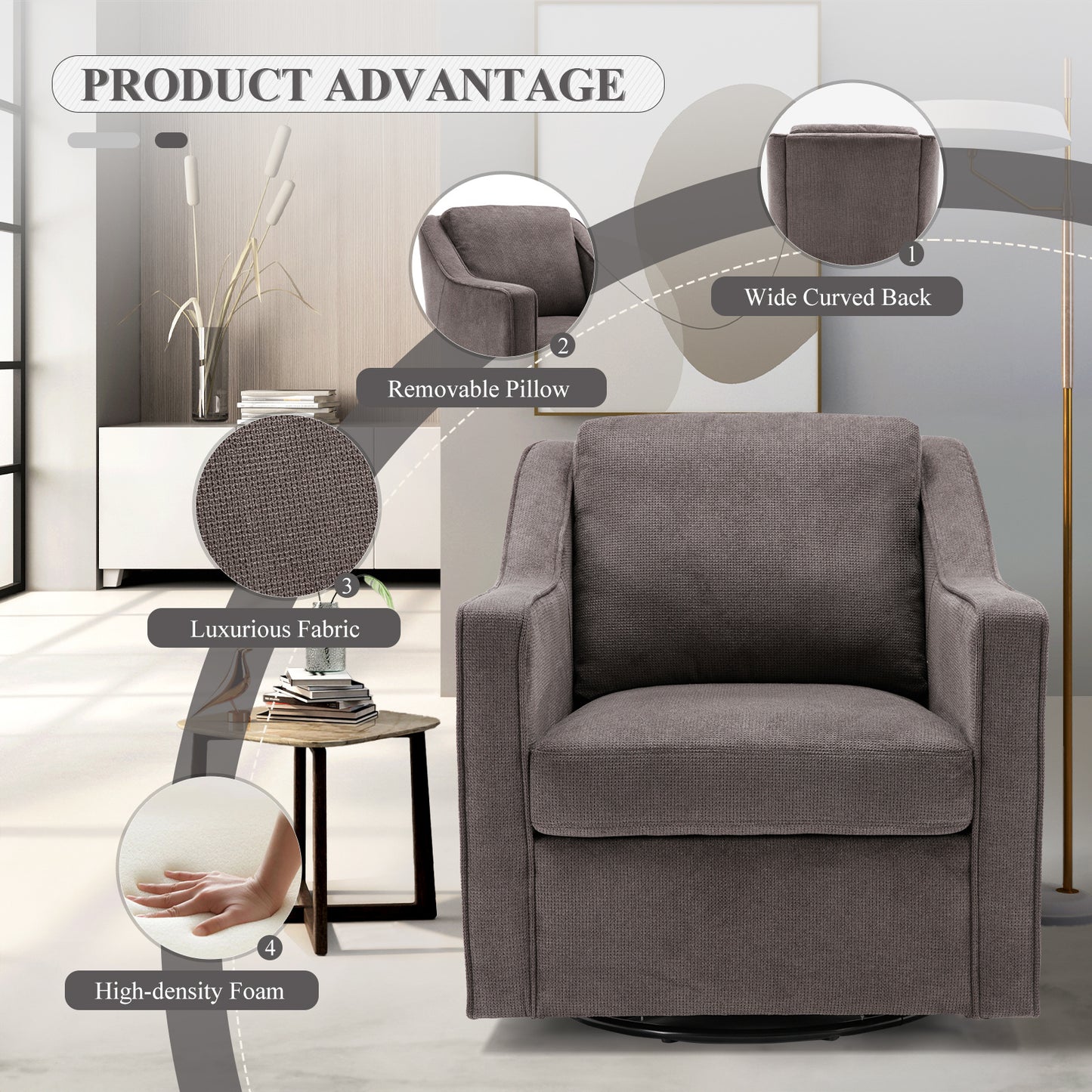 Rotating Decorative Chair