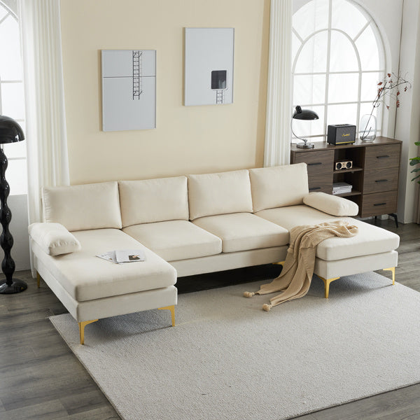 U Shaped 4-person Indoor Combination Sofa