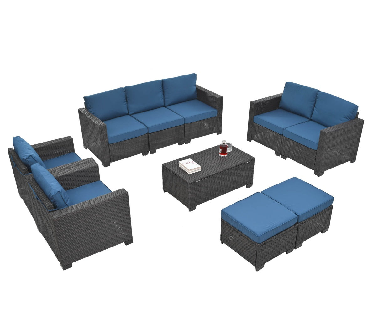 10 Piece Patio Furniture Set