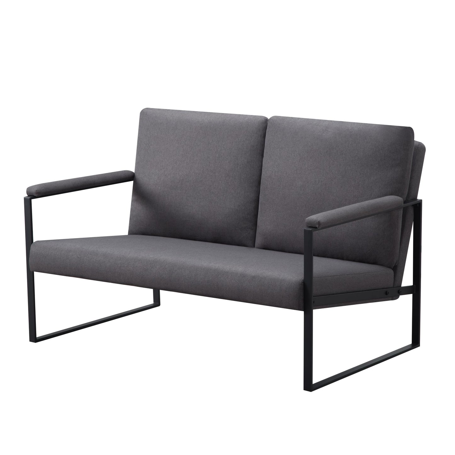 49.2” Metal Frame Loveseat