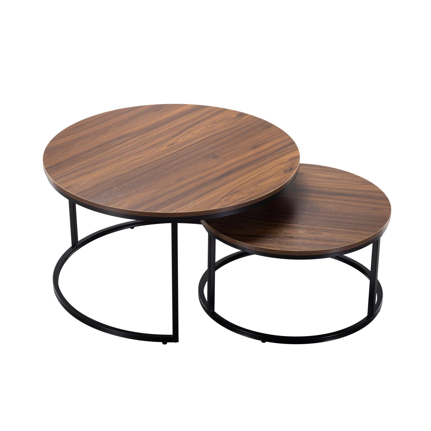 Nesting Round Coffee Table Set of 2-piece