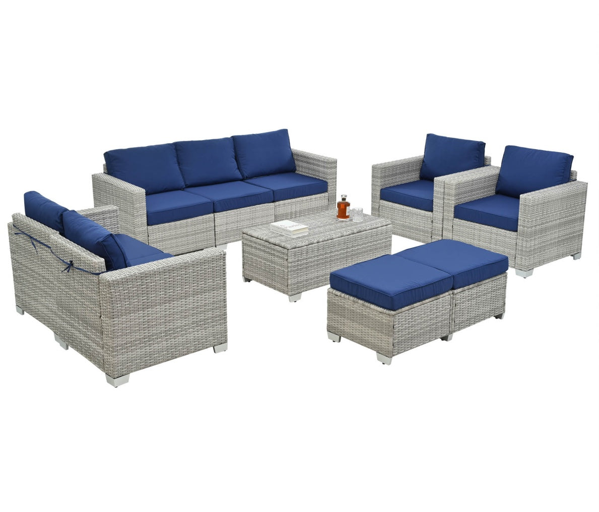 10 Piece Patio Furniture Set