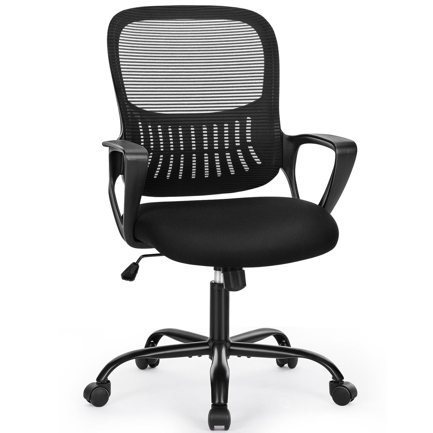 Ergonomic Office Home Desk Mesh Fixed Armrest