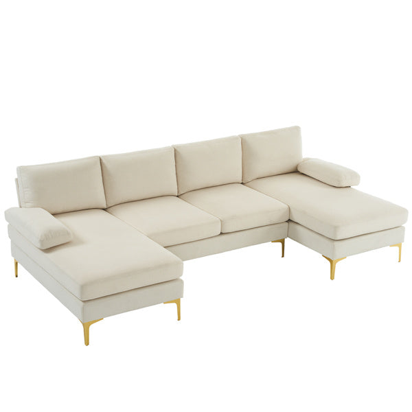 U Shaped 4-person Indoor Combination Sofa