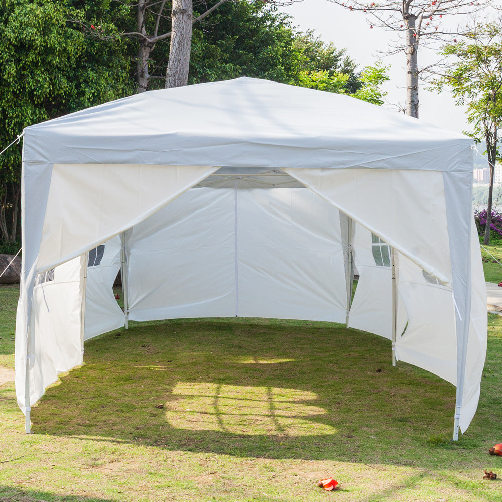 3 X 6M White 6 Sides, Home Folding Pergola Parking Shed Advertising Tent