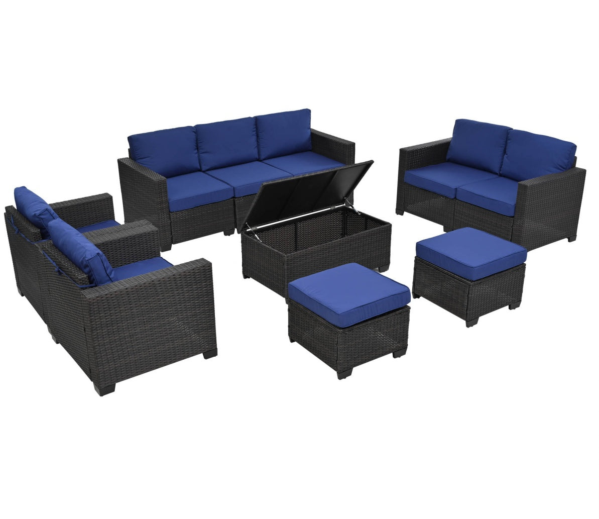 10 Piece Patio Furniture Set