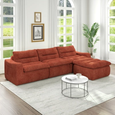 Right Sofa Seat, L-shaped Modular Combined Sofa, Compressed Combined Sofa, Modern Lazy Style Comfortable Beanbag Sofa