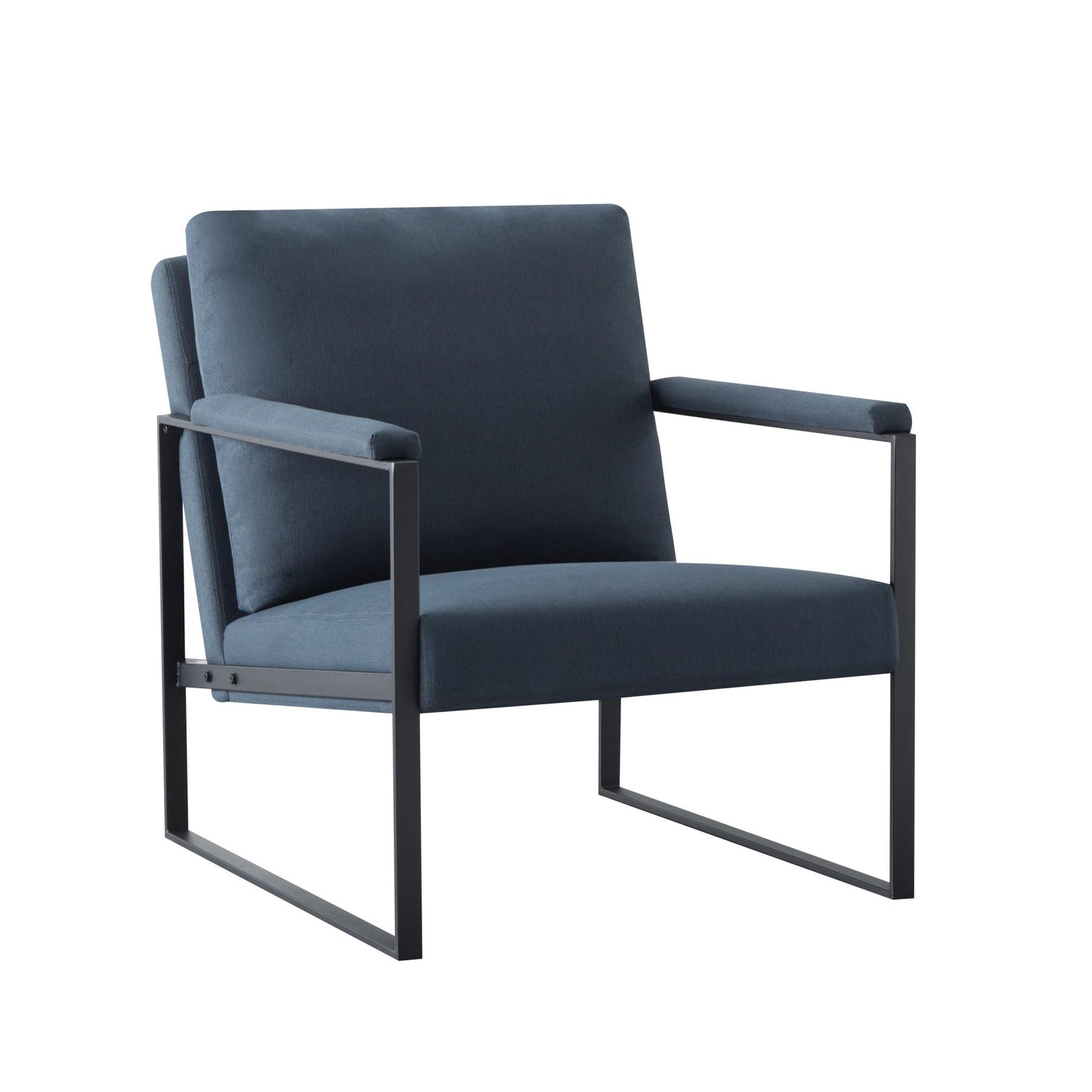 26.8” Metal Frame Accent Armchair