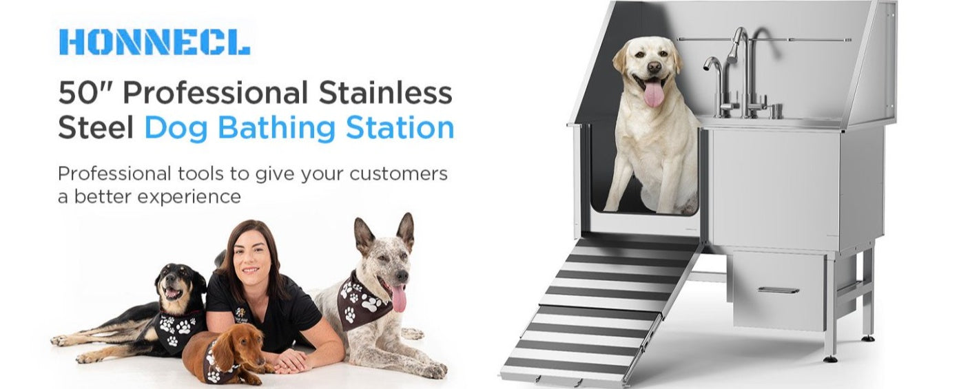 Stainless Steel Dog Bath Table
