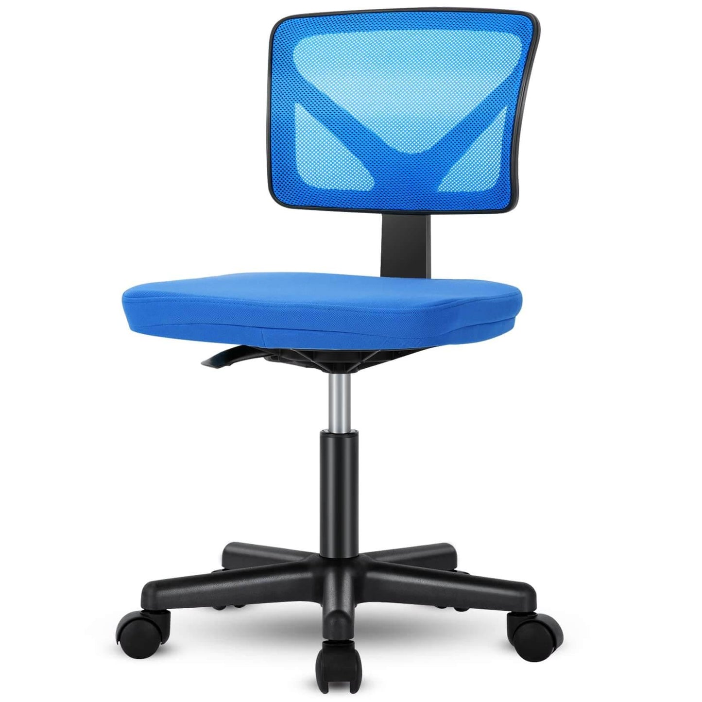 Armless Mesh Office Chair, Ergonomic Computer Desk Chair