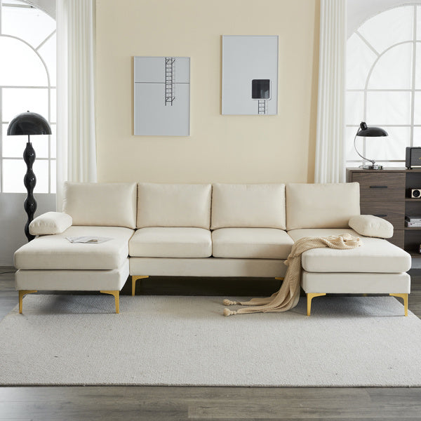 U Shaped 4-person Indoor Combination Sofa
