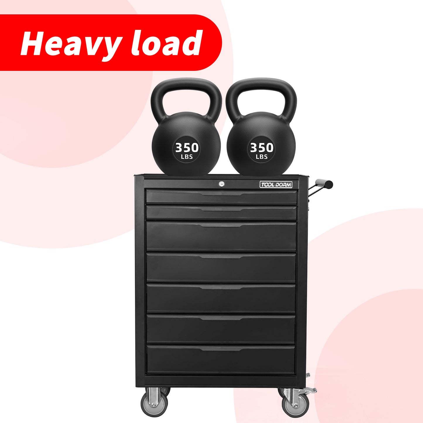 Tool Cabinet Tool Cart 24.2inch With Drawers And Wheels, Metal Rolling Tool Box Locked Drawers Storage Organizer Cabinet With Several Colour Available For Garage, Warehouse